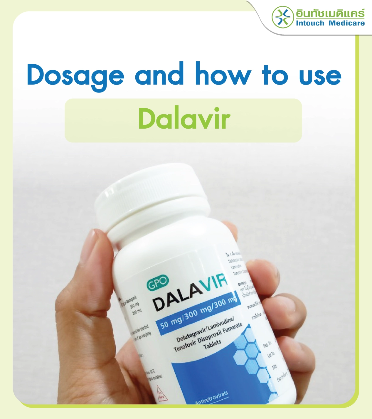 Dosage and how to use Dalavir tablets
