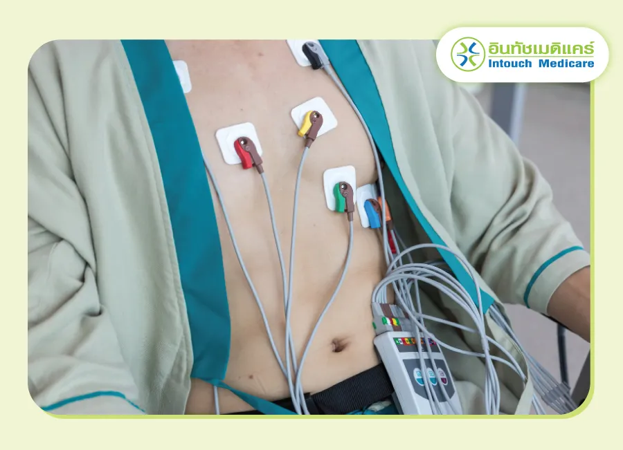 ตรวจคลื่นไฟฟ้าหัวใจ (Electrocardiogram) ตรวจคลื่นไฟฟ้าหัวใจ (Electrocardiogram)