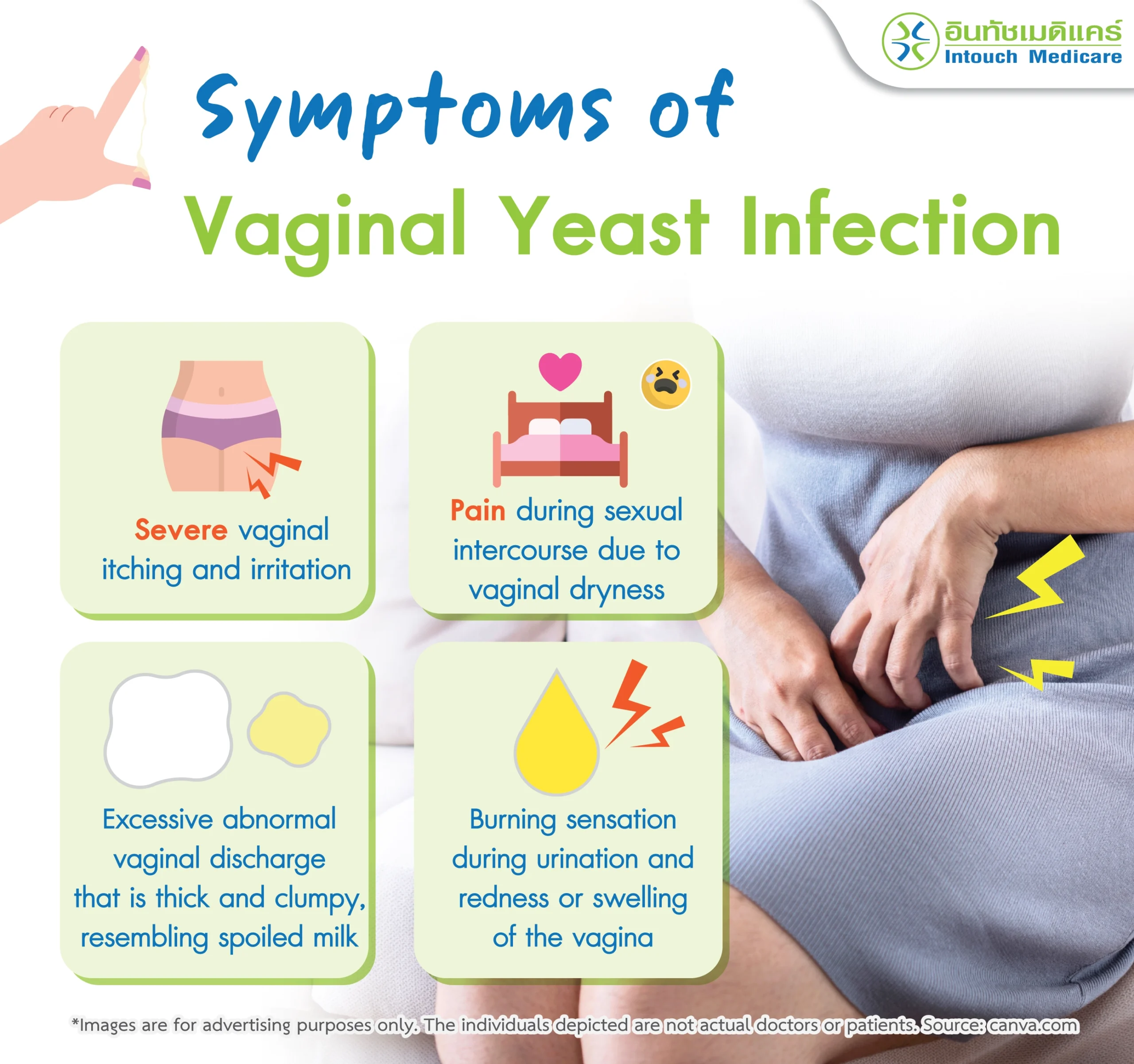 Symptoms of Vaginal Yeast Infection