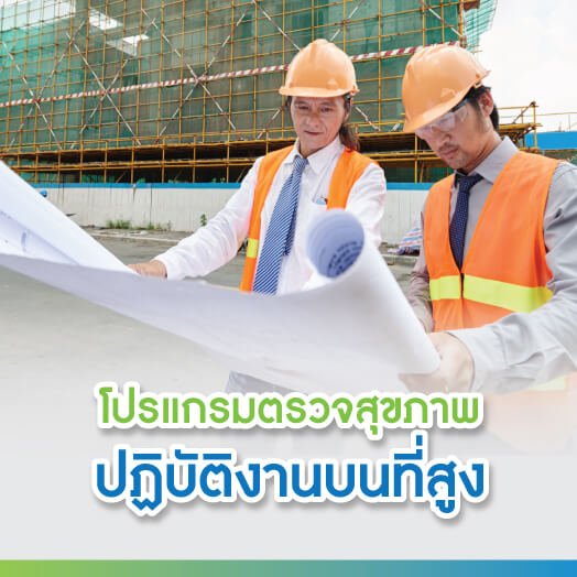 โปรแกรมตรวจสุขภาพปฏิบัติงานบนที่สูง โปรแกรมตรวจสุขภาพปฏิบัติงานบนที่สูง