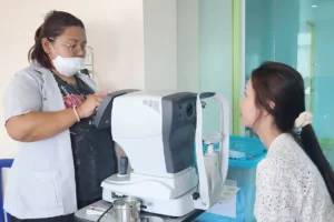 กิจกรรมตรวจวัดสายตาให้เจ้าหน้าที่ประจำปี 2568