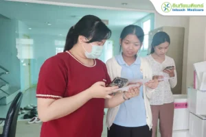 กิจกรรมตรวจวัดสายตาให้เจ้าหน้าที่ประจำปี 2568