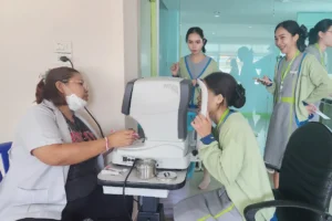 กิจกรรมตรวจวัดสายตาให้เจ้าหน้าที่ประจำปี 2568