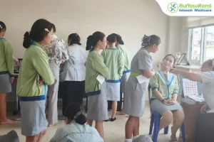 กิจกรรมตรวจวัดสายตาให้เจ้าหน้าที่ประจำปี 2568