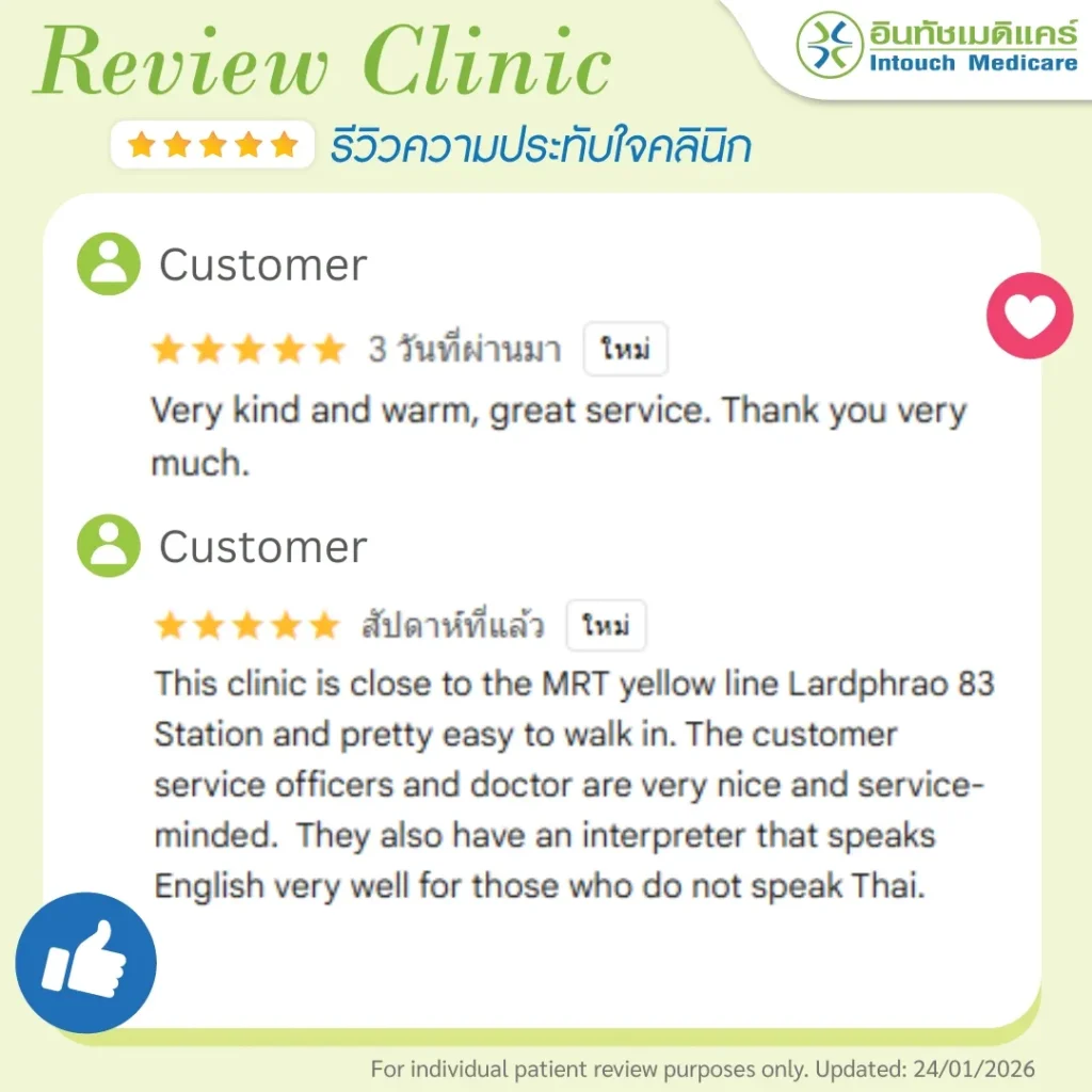Review of intouchmedicare Latphrao87-Bangkapi branch