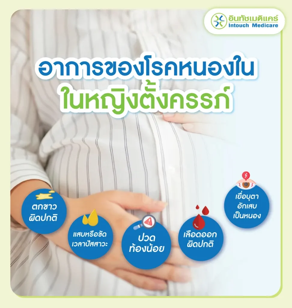 อาการของโรคหนองในในหญิงตั้งครรภ์