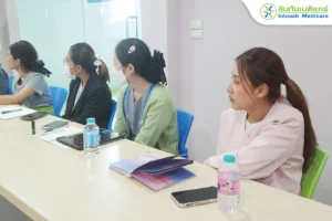 อบรมพนักงานใหม่ เรื่อง ทบทวนโปรแกรมพื้นฐานเพื่อการบริการอย่างมืออาชีพ