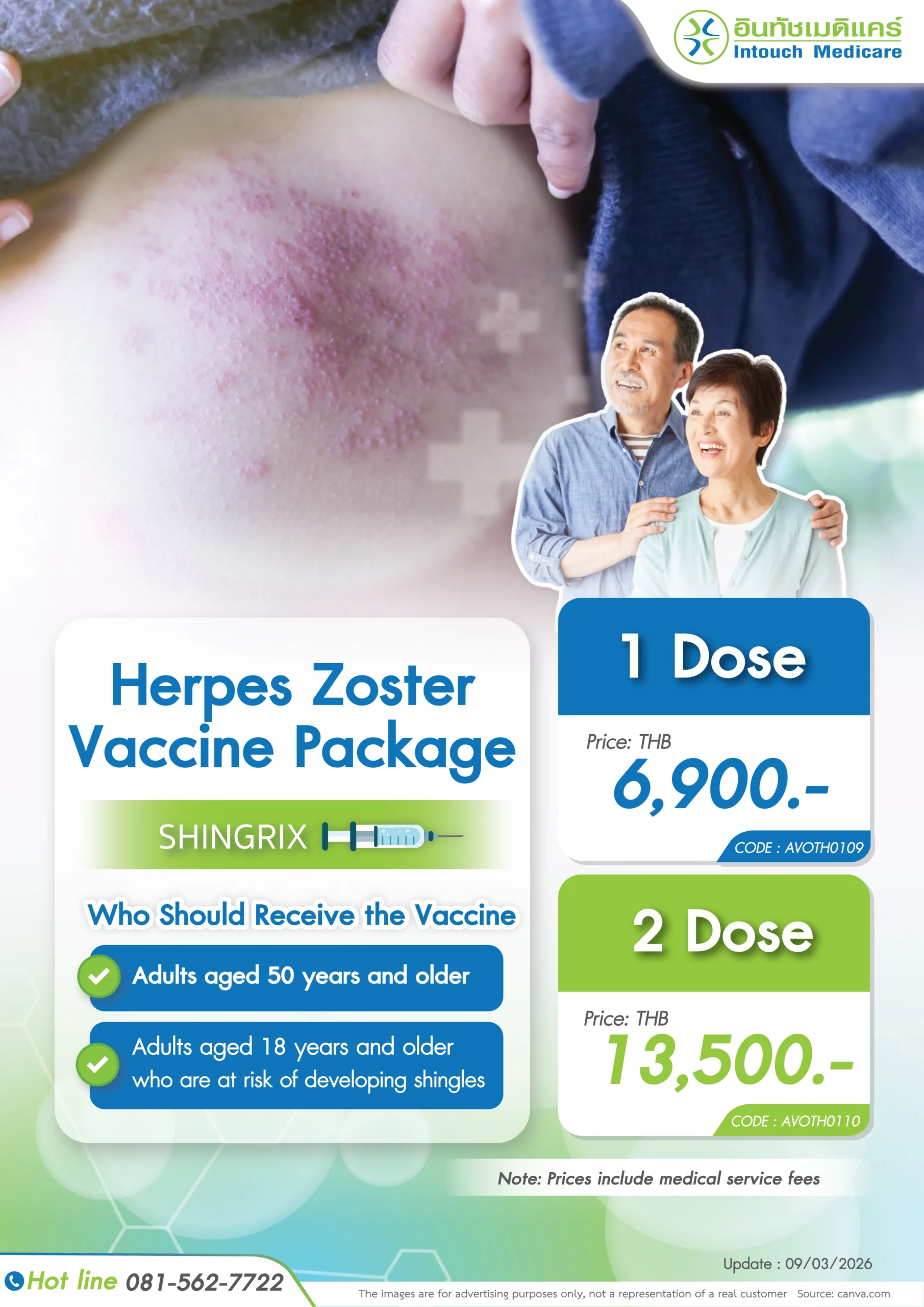 Herpes Zoster Vaccine Price