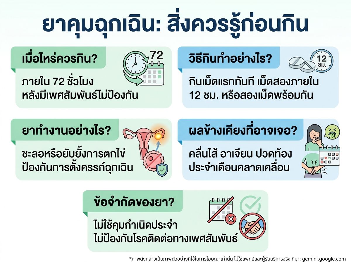 ผู้หญิงกำลังเปิดแผงยาคุมฉุกเฉินเพื่อเตรียมกินยา