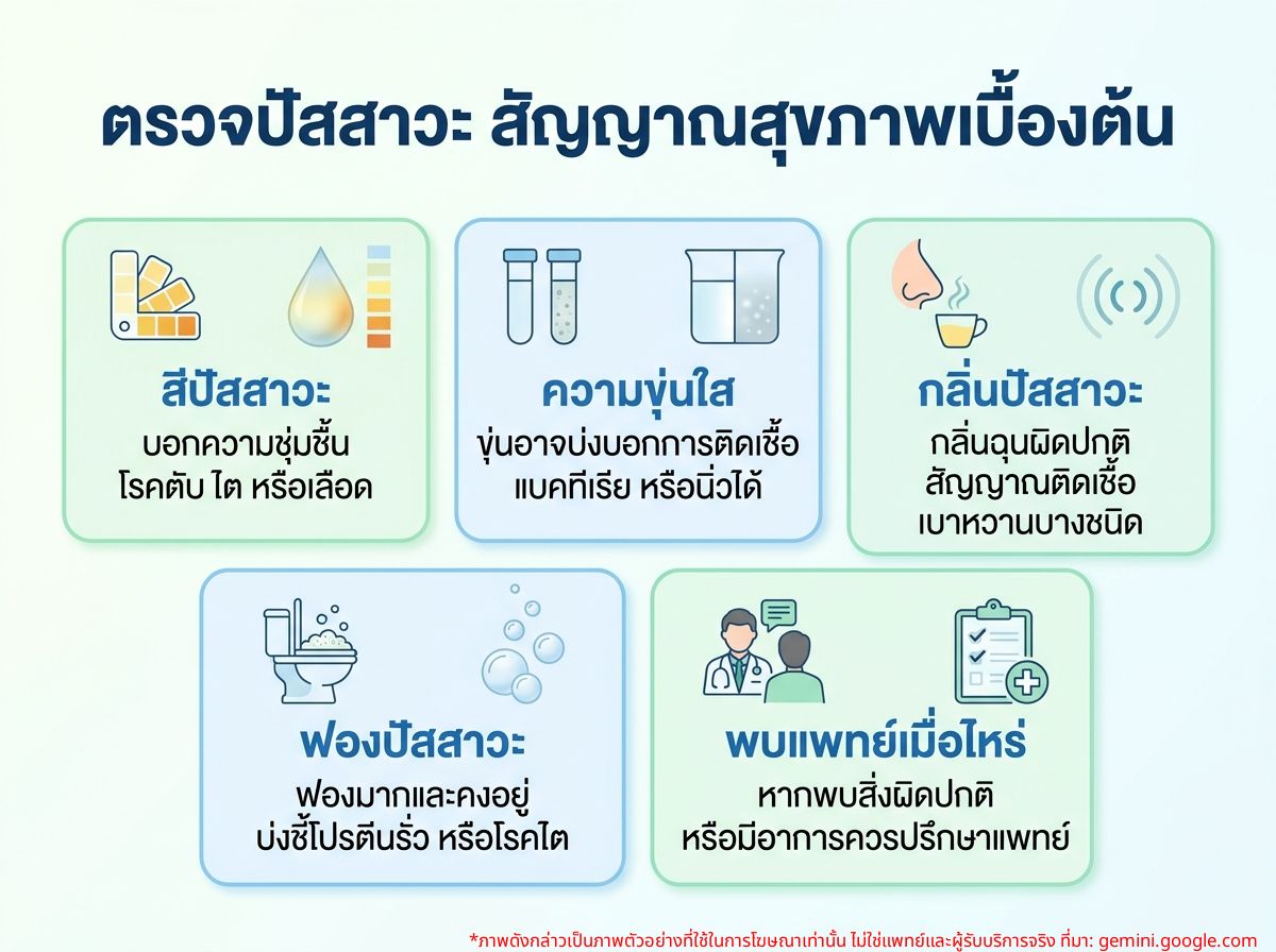 การตรวจปัสสาวะเบื้องต้น