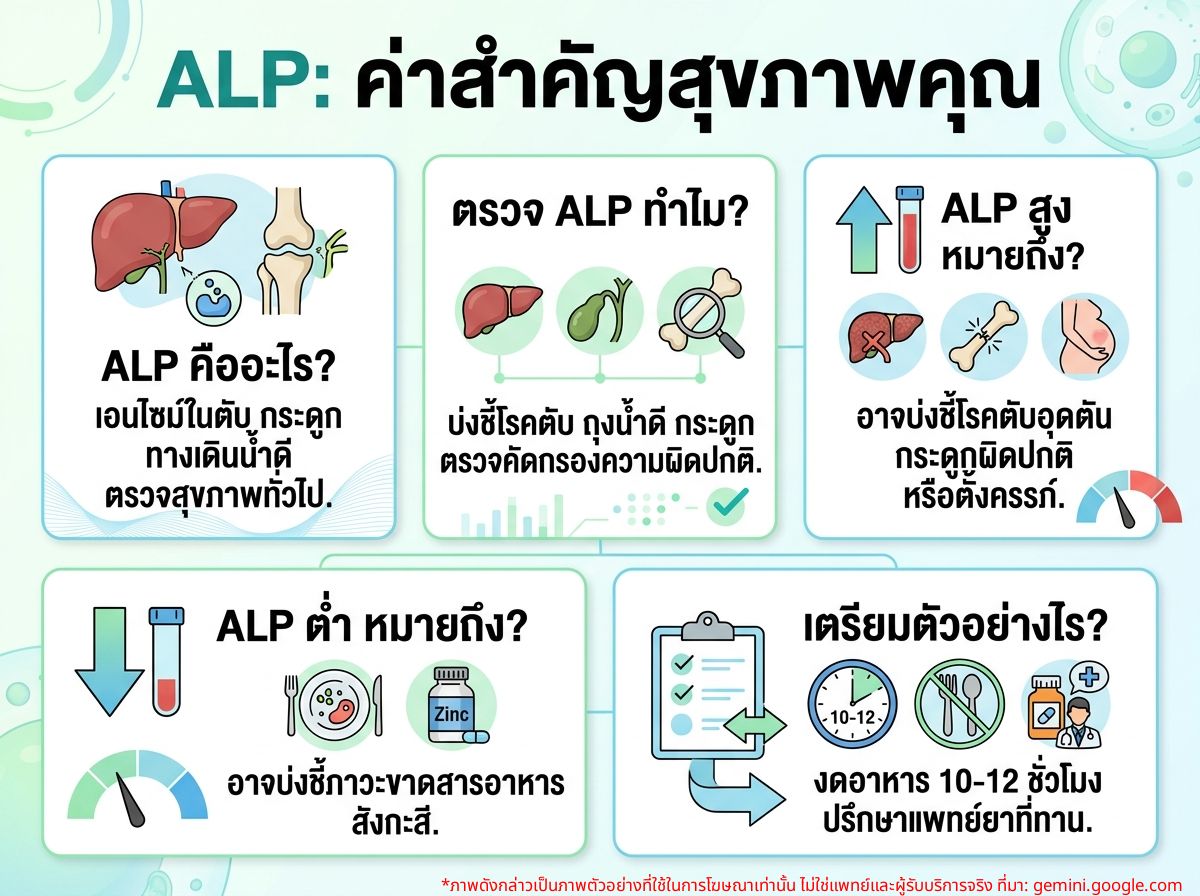 การตรวจ Alkaline Phosphatase (ALP)