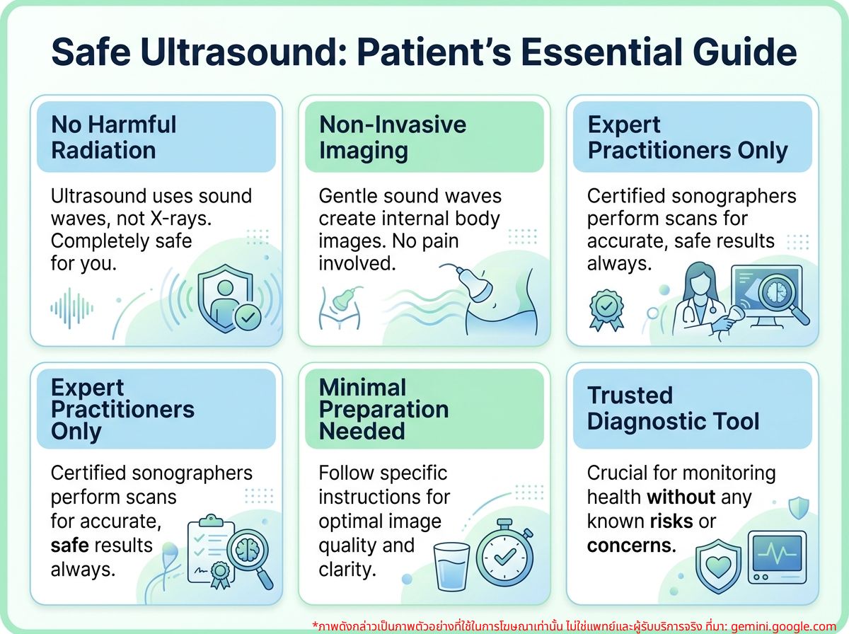 Safe ultrasound examination